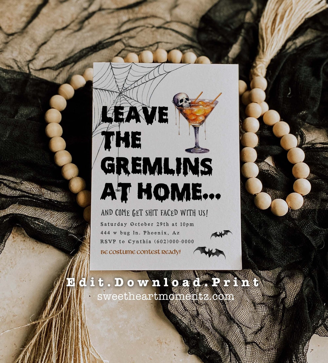 Editable Adult Only Party Invitation Fall Adult Party Etsy