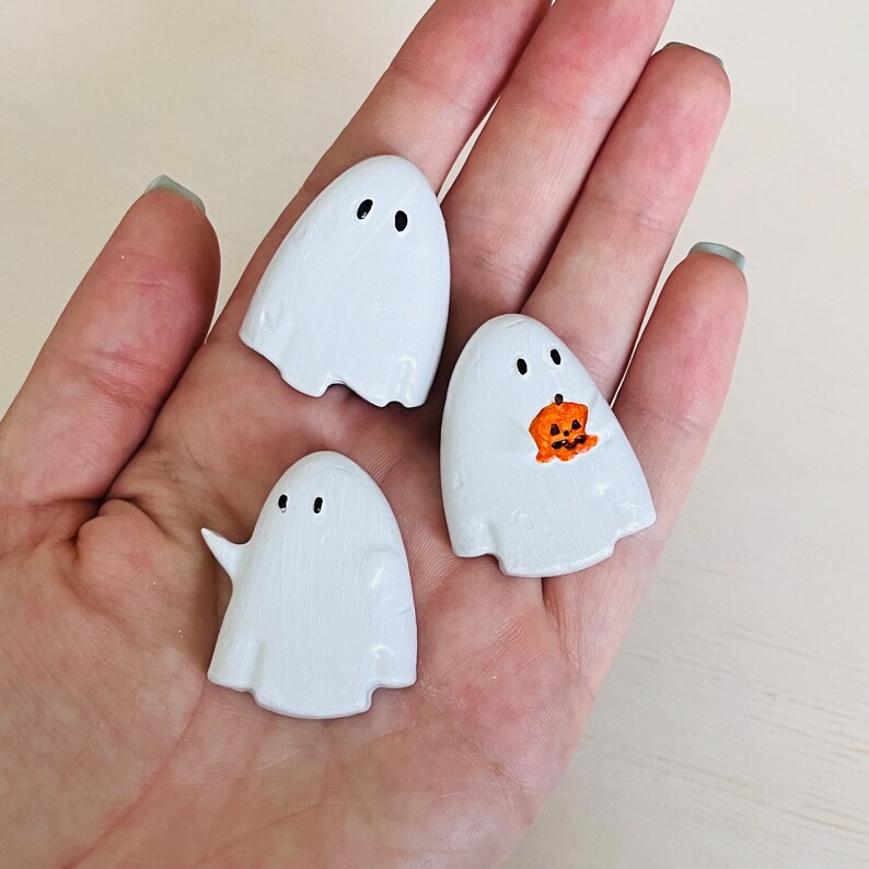 Ghost Magnets Halloween Jack-o-lantern Set of 3 - Etsy