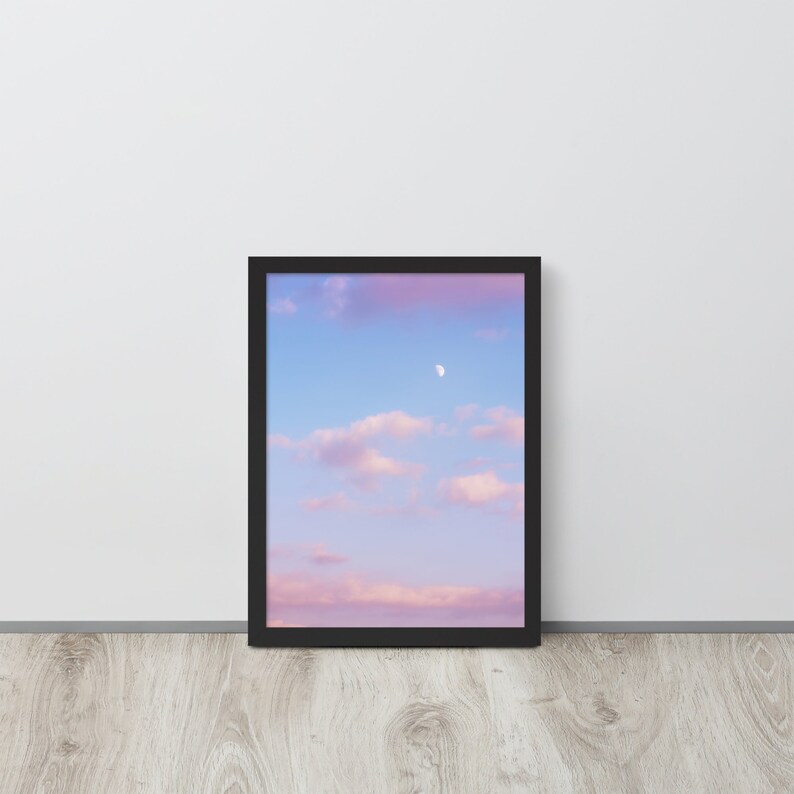 Put a FRAME on It Custom Frame in Black or White Ayous Wood Etsy