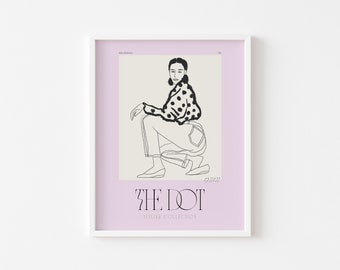 The Dot Atelier Collection Art Printable || Danish Pastel || Female Contemporary Art