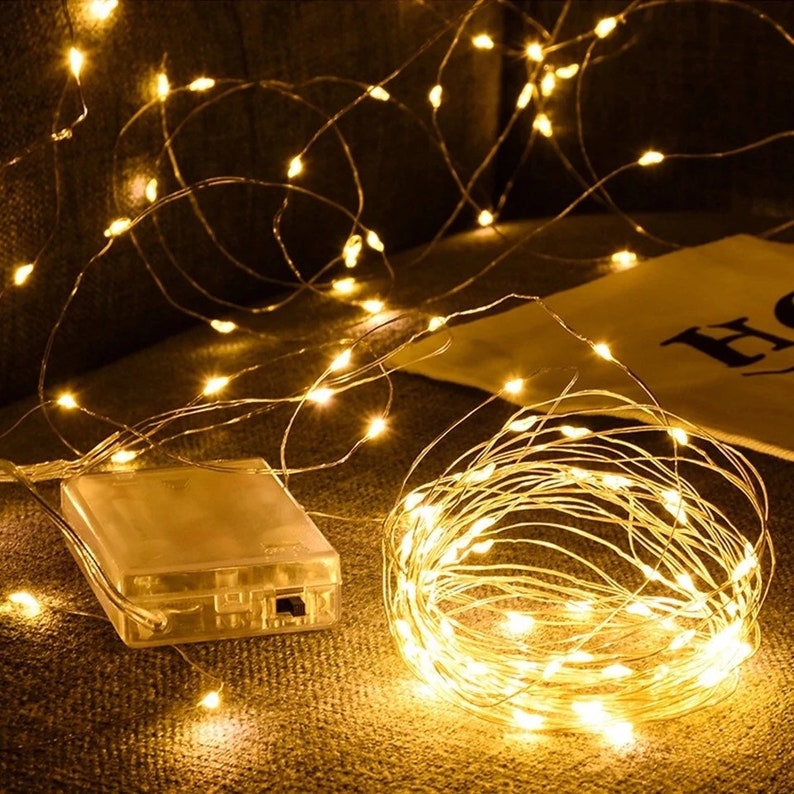 Cool White Fairy Lights led With Batteries. Etsy