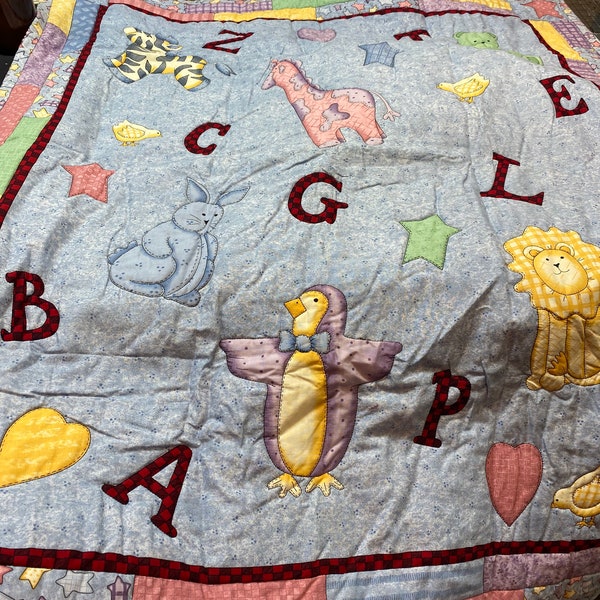 Quilted Baby Blanket Etsy