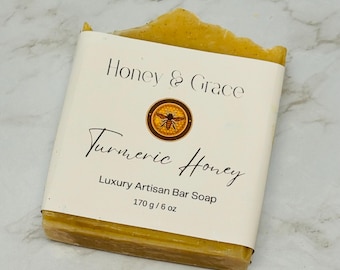 Handmade Turmeric Soap: Organic Manuka Honey Face Wash