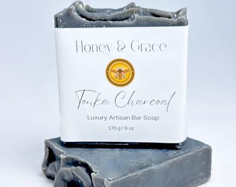 Activated Charcoal Soap - Handmade Soap for Acne - Natural Ingredients - Vegan Friendly
