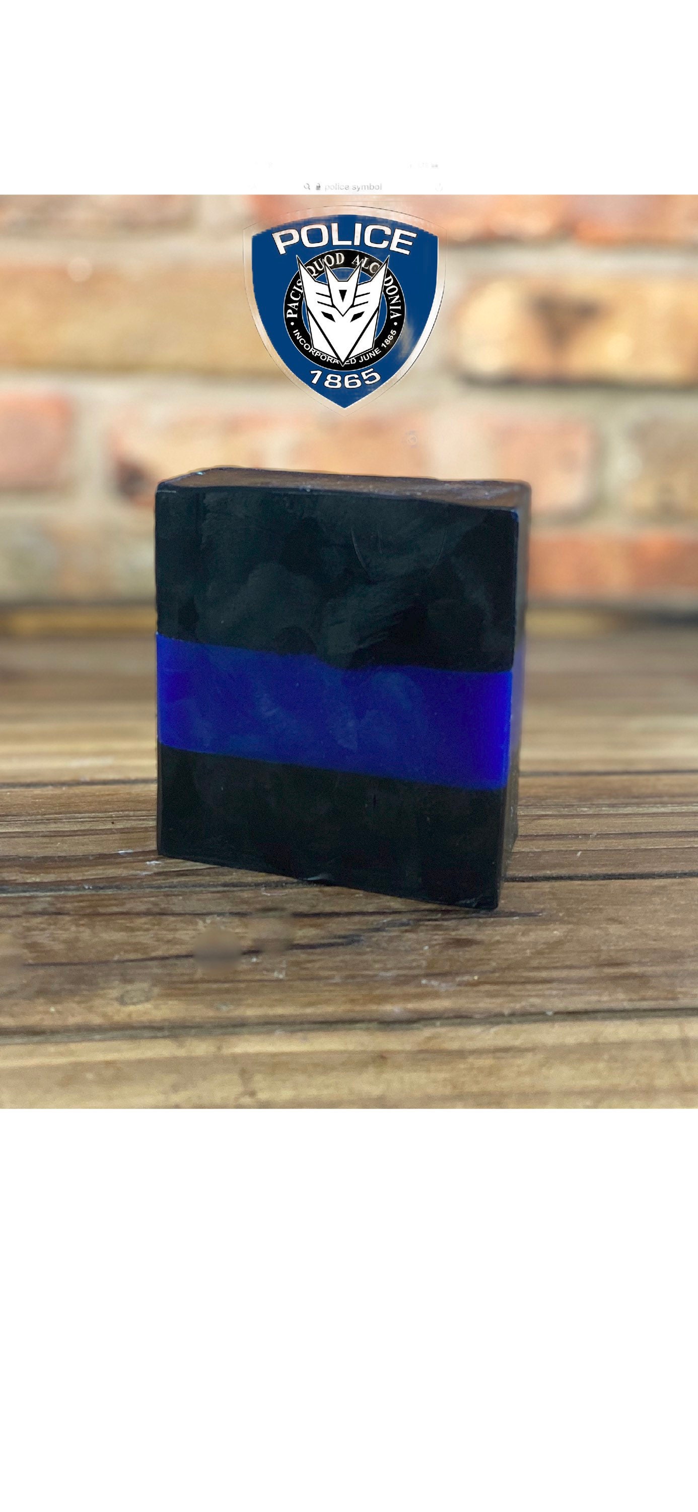 Police Officer Soap Natural Soap Organic Soap Cold Process Etsy