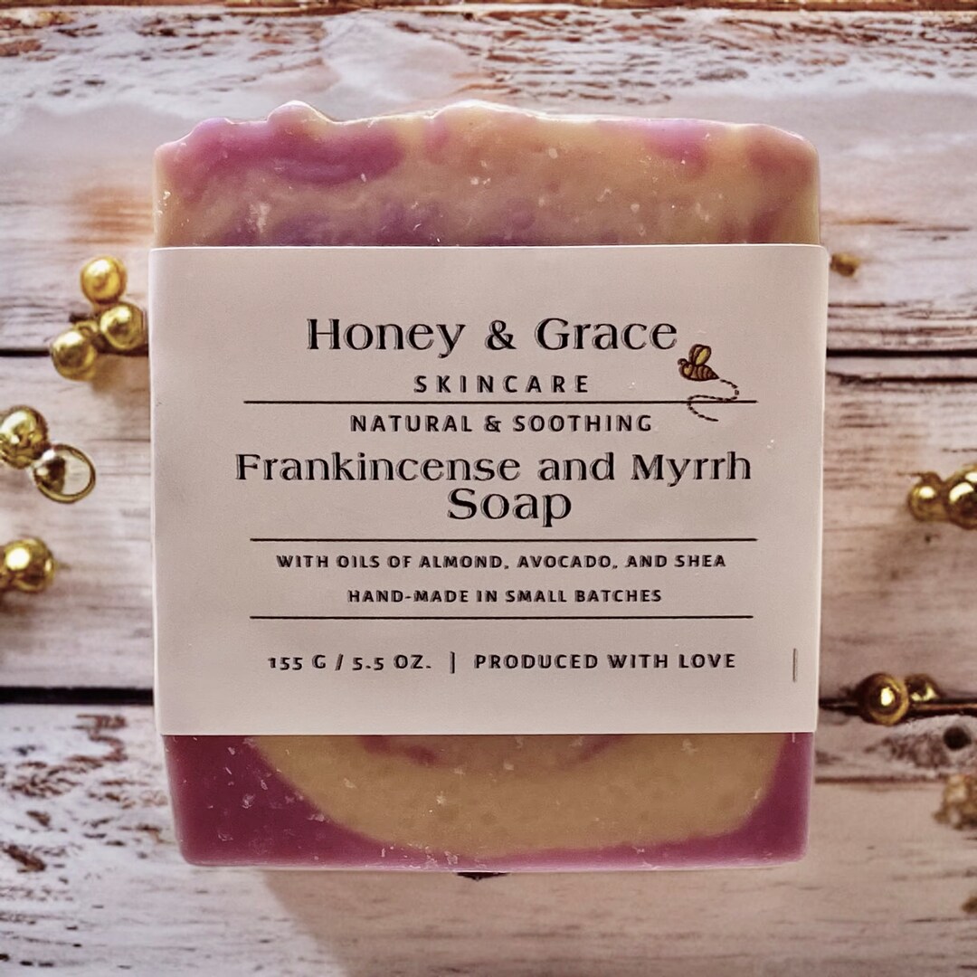 Frankincense and Myrrh Soap Handcrafted and Natural Etsy