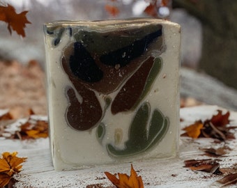 Autumn Flannel Soap, Natural Soap Bar, Mens Soap, Women's Soap, Moisturizing Soap, Vegan Soap