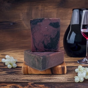 Black Cherry Merlot Soap,Wine Soap, All Natural Soap, Cold Processed Soap, Organic  Handmade Soap, Vegan handmade Soap
