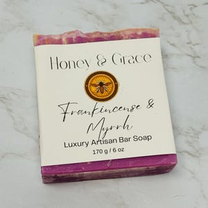 Frankincense and Myrrh Soap - Handcrafted and Natural