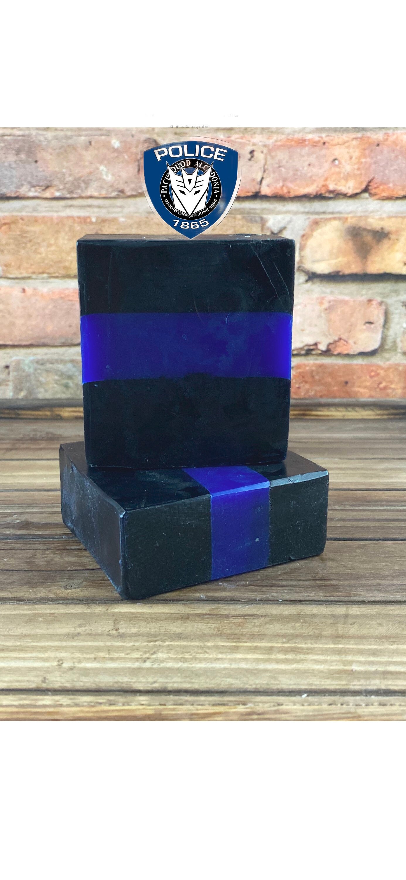 Police Officer Soap Natural Soap Organic Soap Cold Process Etsy