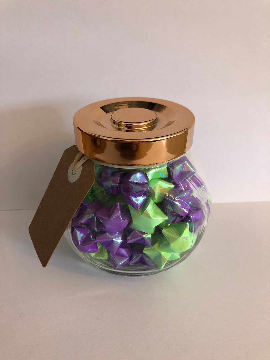 Origami Star Jar Gifts Weddings Birthdays Christmas Baby Etsy