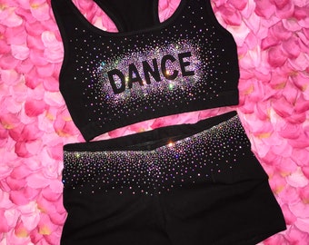 nike bra and shorts set