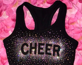 youth cheer sports bras
