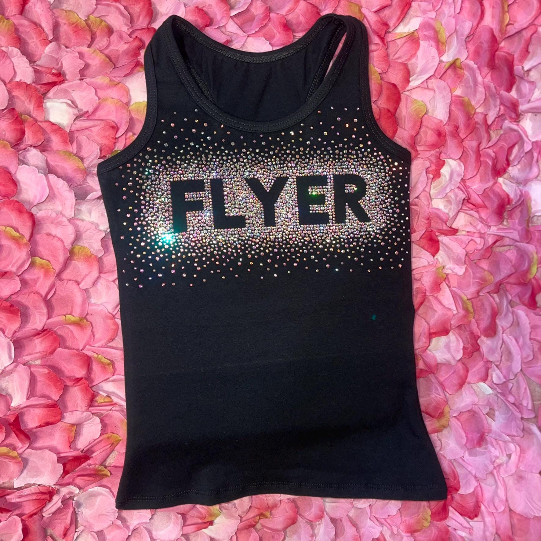 CHEER Tank Top With Scatter AB Rhinestone Designs and Custom Option - Etsy