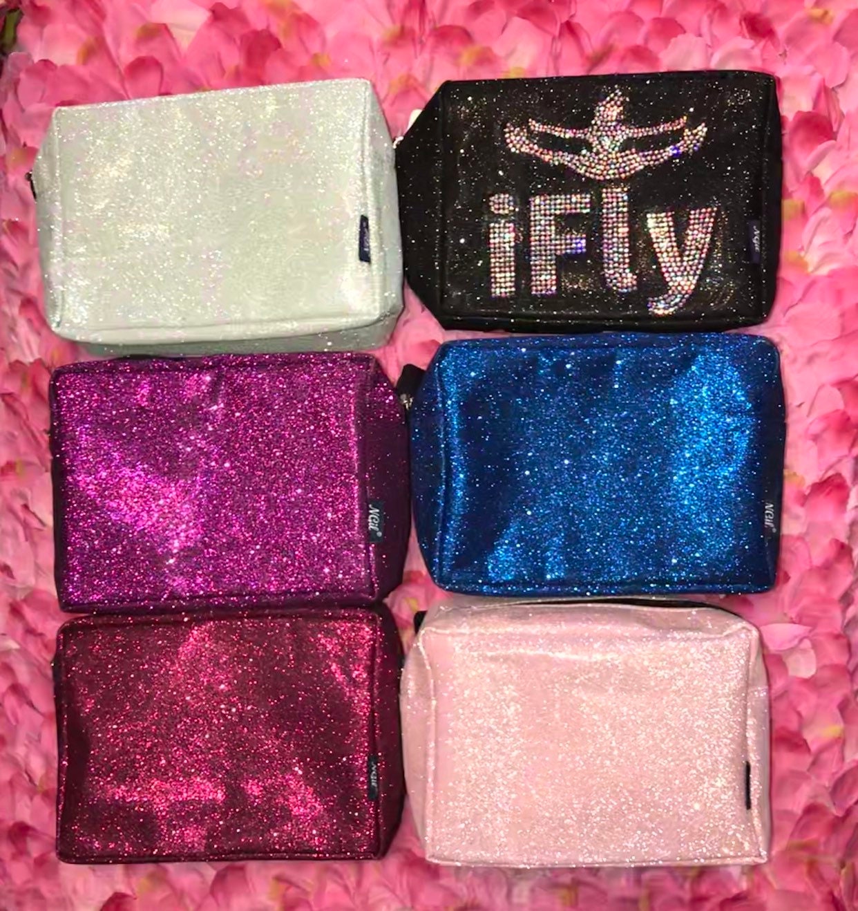 High Quality Blank Glitter Medium Cosmetic Bag for Rhinestone Etsy