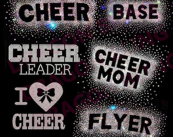 CHEER AB Rhinestone Transfers - High Quality