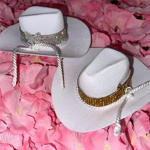 Rhinestone Stetson Drill Team Hat for bear or Homecoming Mum Trinket