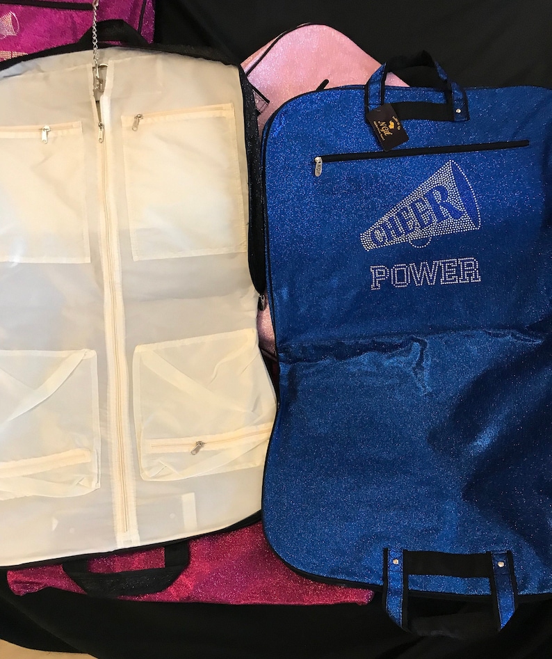 Sparkly Glitter Garment Bag Ready for Rhinestone Customization Etsy