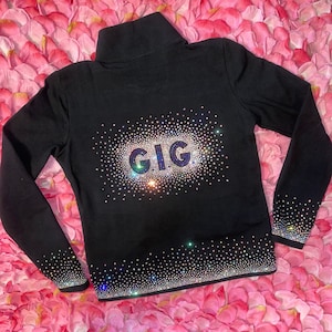 GIG Light Ombre Jacket, leggings, t-shirt, and more in AB & Purple rhinestones