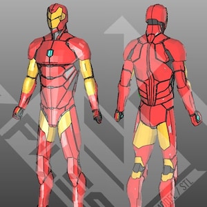 Iron Man Model 51 (Prime) Pepakura + STL 2022  UPDATE