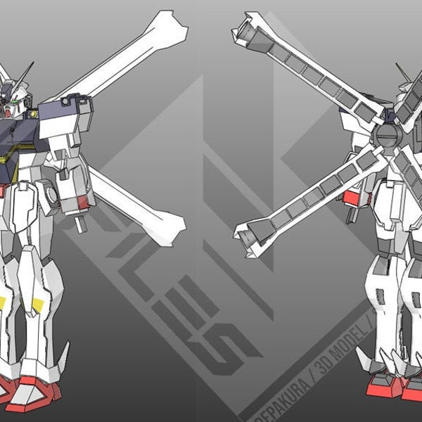 Crossbone Gundam Pepakura HD foam Cosplay