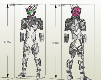 Kamen Rider Jin[FULL] HD Armor Pepakura FOAM