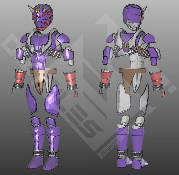 Berserker armor suit cosplay pepakura paper templates -  Portugal