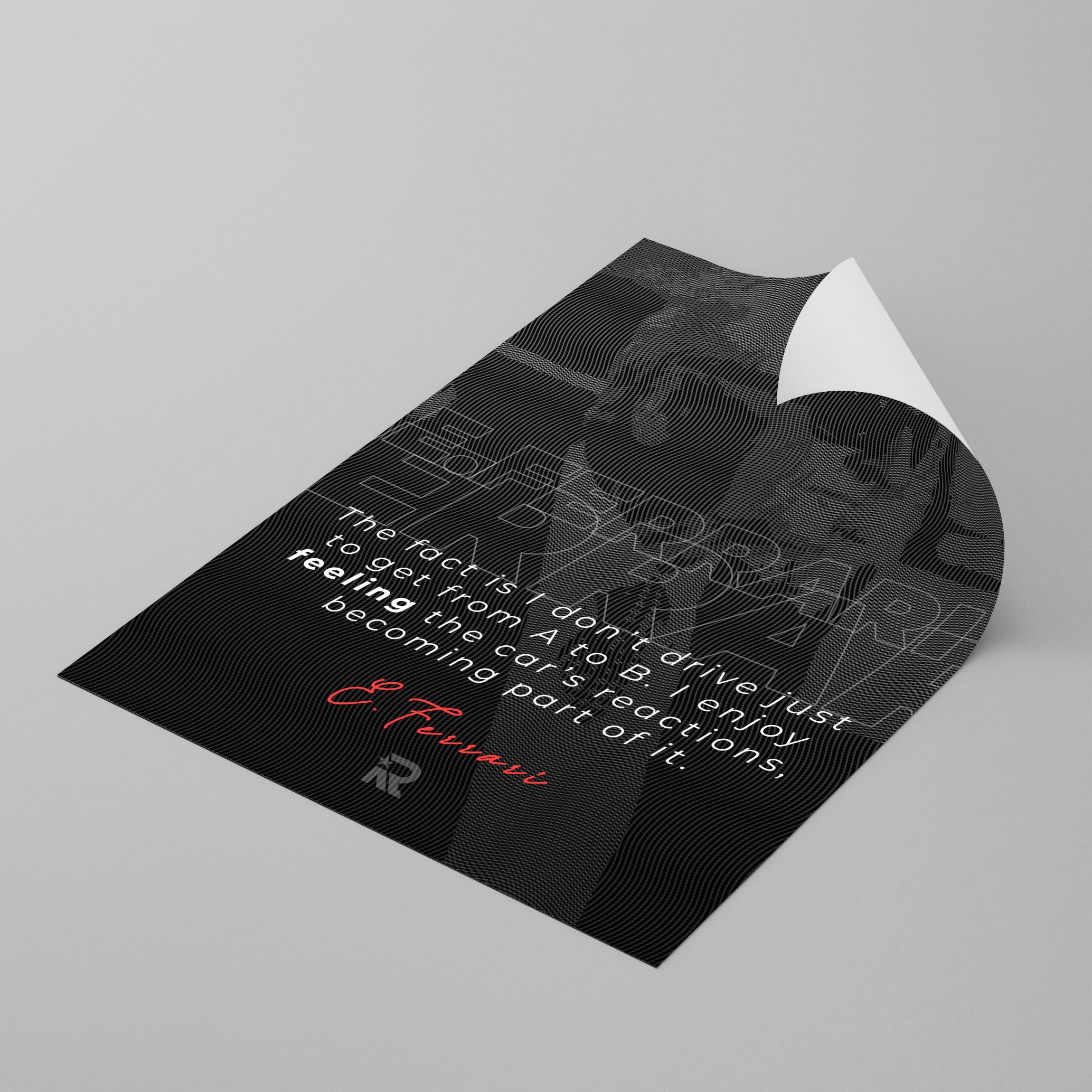 Enzo Ferrari Quotes Sayings Digital Download Poster Minimal - Etsy