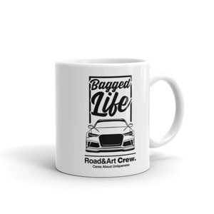 Audi RS6 + B7 Café - Taza de té - Vida embolsada! / Cerámica / Doble Cara / Regalo / Coche / Carrera / Calle / Estilo / Quattro