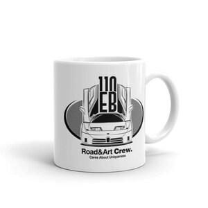 Bugatti EB 110 Supersport - Coffee Tea Mug - Scissor doors | Ceramic | Double Sided | Gift | Car | Race | Street | Style | Luxury Life