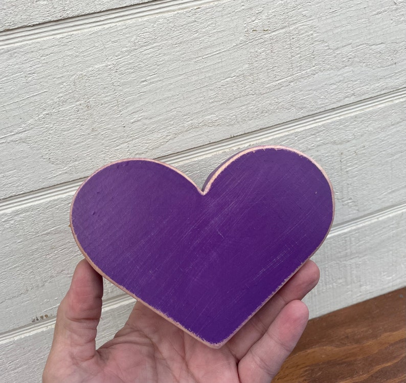 Wood Valentines Day Decor Wood Heart. Heart Wood Decor Etsy