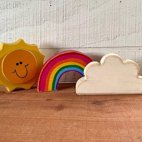 Mini Wood Nursery Decor Wooden Sun. Summer Wood Decor Wooden Etsy