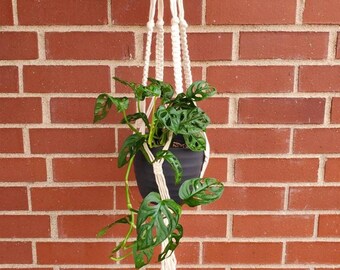 Macrame Plant Hanger | Macrame Hanging Plant | Handmade Boho Macrame Planter | Hanging Planter | Indoor Plant Hanger | Macrame Plant Holder