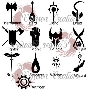 Dungeons and Dragons decals