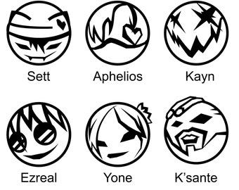 League of Legends - HEARTSTEEL circle icons