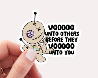 Voodoo Doll Sticker Kindle Sticker Laptop Sticker Nola Sticker