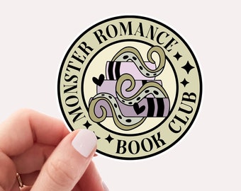 Monster Romance Book Stickers Bibliophile Stickers Reading Kindle Sticker