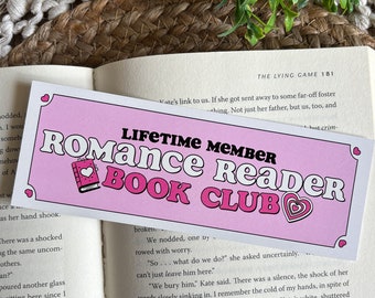 Bookmark, Ticket Stub Bookmark, Gifts For Readers, Romance Reader Bookmark