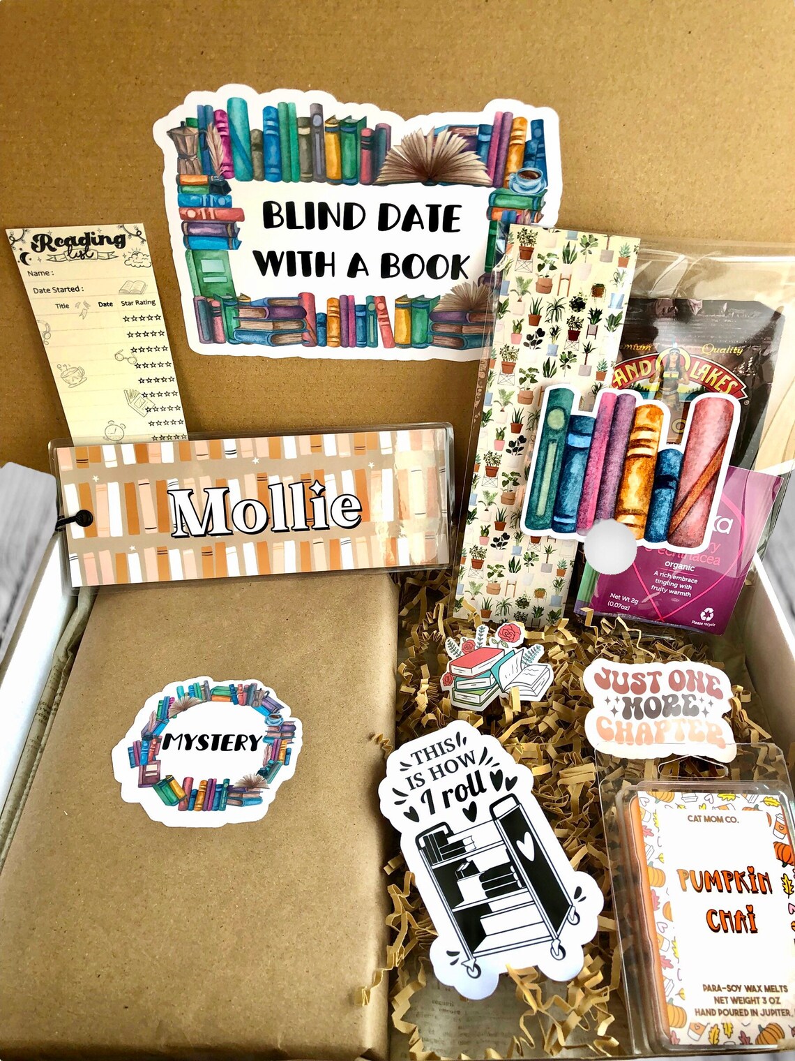 Blind Date With a Book Gift Box Gift Box for Readers Gifts for Etsy