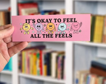 The Feels Bookmark, Cute Bookmark, Gifts For Readers