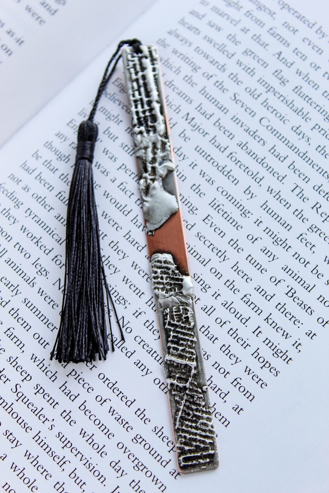 Metal Bookmark Stamped Bookmark Copper Bookmark Gifts For Etsy