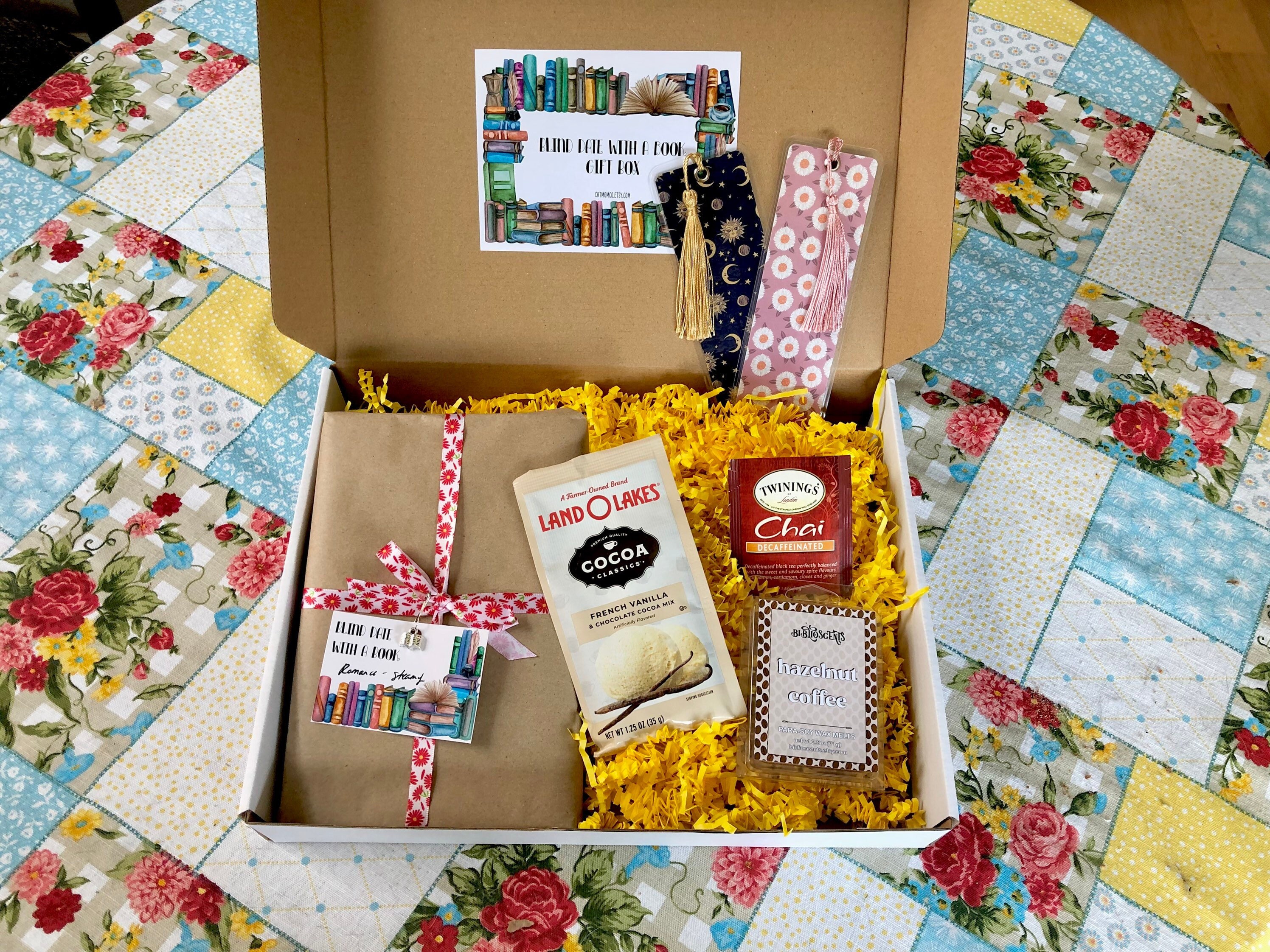 Blind Date With a Book Gift Box Gift Box for Readers Gifts for Etsy