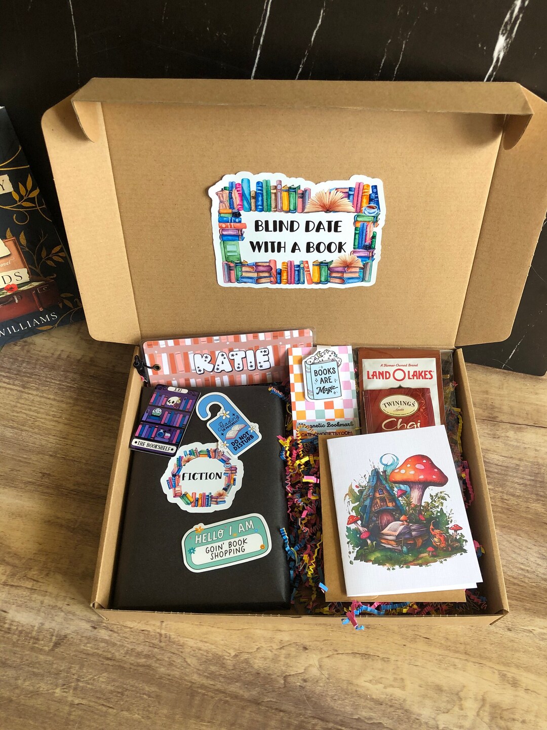 Blind Date With a Book Gift Box Gift Box for Readers Gifts for Etsy