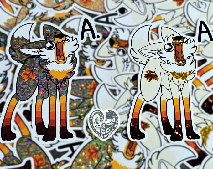 Maned Wolf A. Vinyl Stickers Etsy