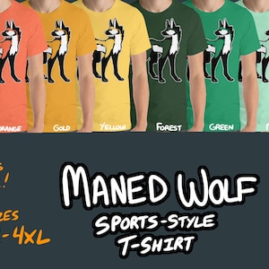Maned Wolf Maney Sports Shirt