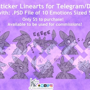 READ DISCLAIMER Character OC Digital Art Avali Stickers Base Set 4