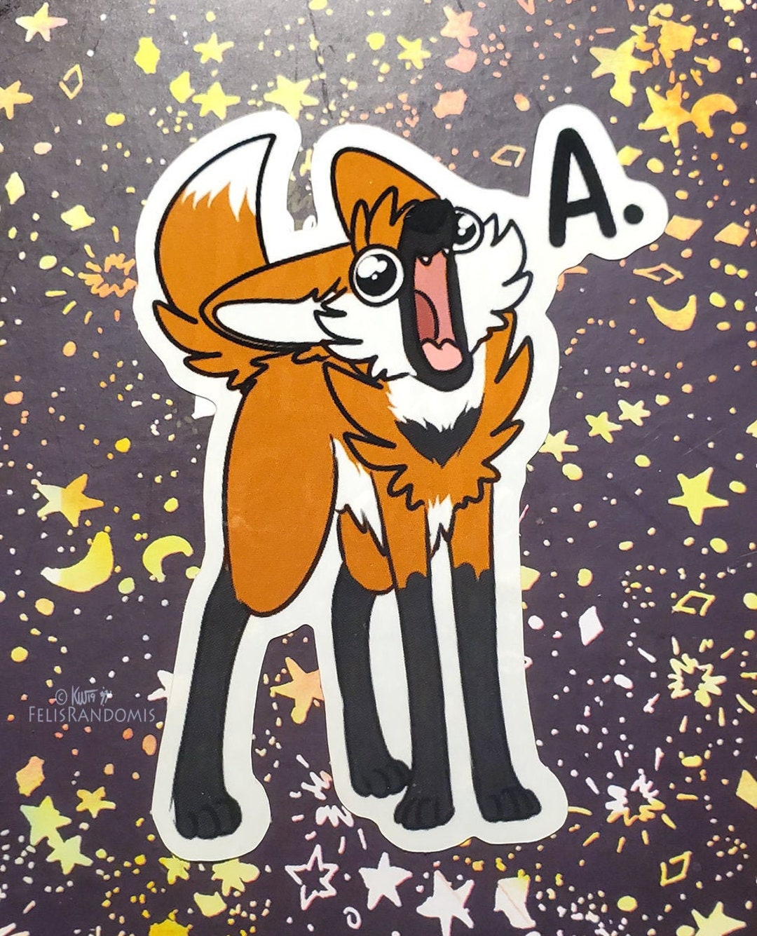 Wolf therian galaxy | Sticker