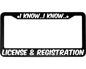 "I Sell Houses" Funny License Plate Frame - Chrome Metal, Fits US 12x6" Plates, Includes Screws - View #2