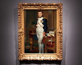 | de peinture de portrait vintage portrait napoléonien | Gravures d’art militaire | | d’impression de peinture à l’huile | d’impression fine art A1 A2 A3 A4 | Peinture ancienne