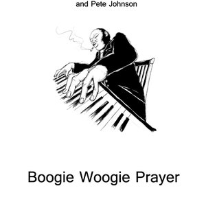 Jazz piano bladmuziek, Boogie Woogie gebed door Albert Ammonsm muziekliefhebber cadeau, afdrukbaar
